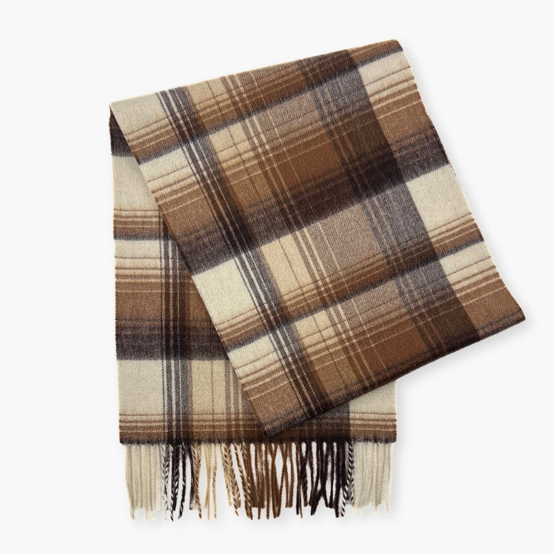 Humble Hilo Wool Scarf, Heritage Plaid