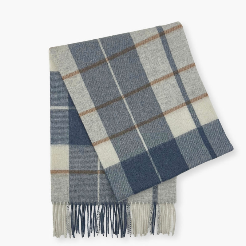 Humble Hilo Wool Scarf, Heritage Plaid