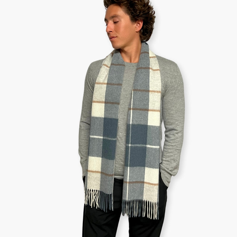 Humble Hilo Wool Scarf, Heritage Plaid