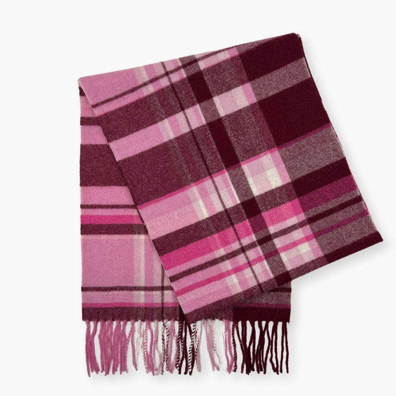 Humble Hilo Wool Scarf, Heritage Plaid