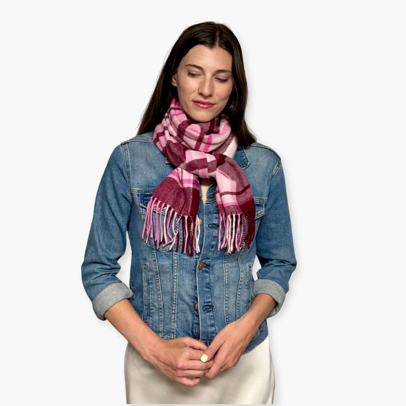 Humble Hilo Wool Scarf, Heritage Plaid