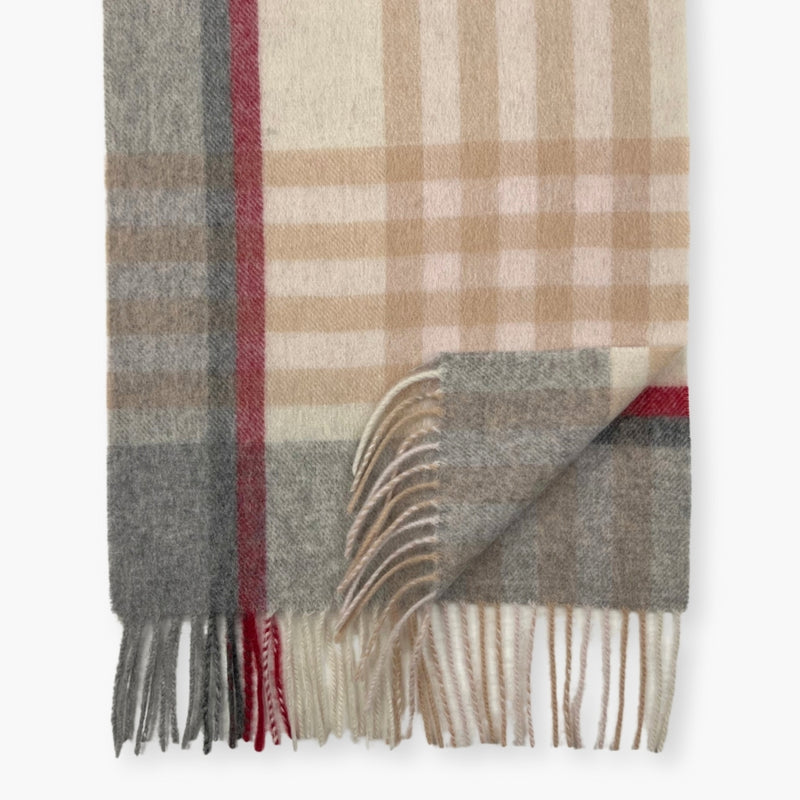 Humble Hilo Wool Scarf, Heritage Plaid