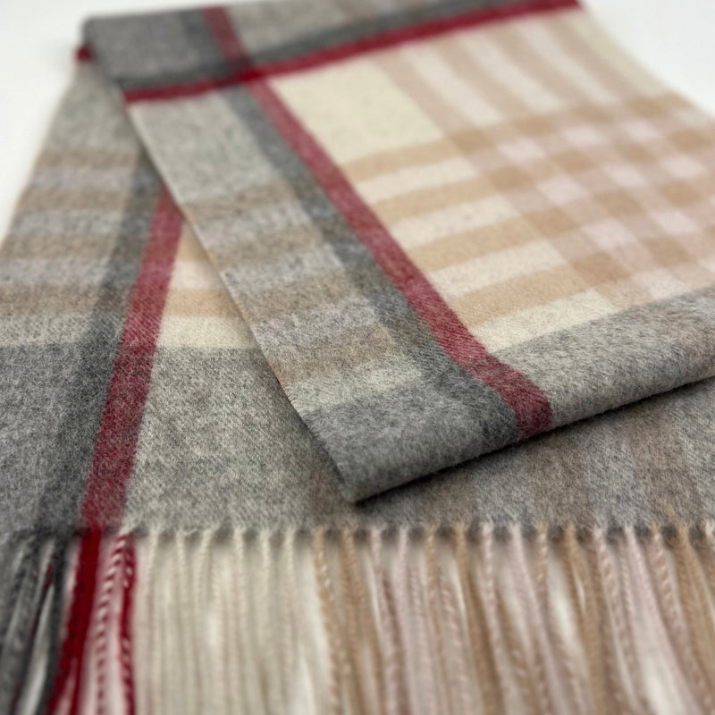 Humble Hilo Wool Scarf, Heritage Plaid