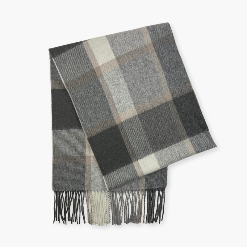 Humble Hilo Wool Scarf, Heritage Plaid