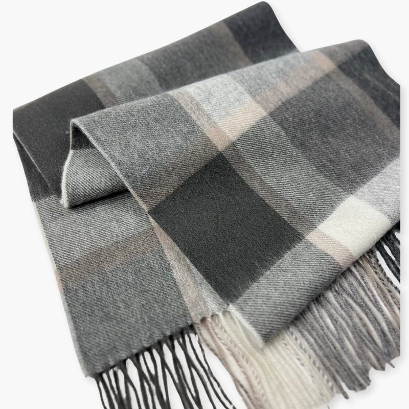 Humble Hilo Wool Scarf, Heritage Plaid