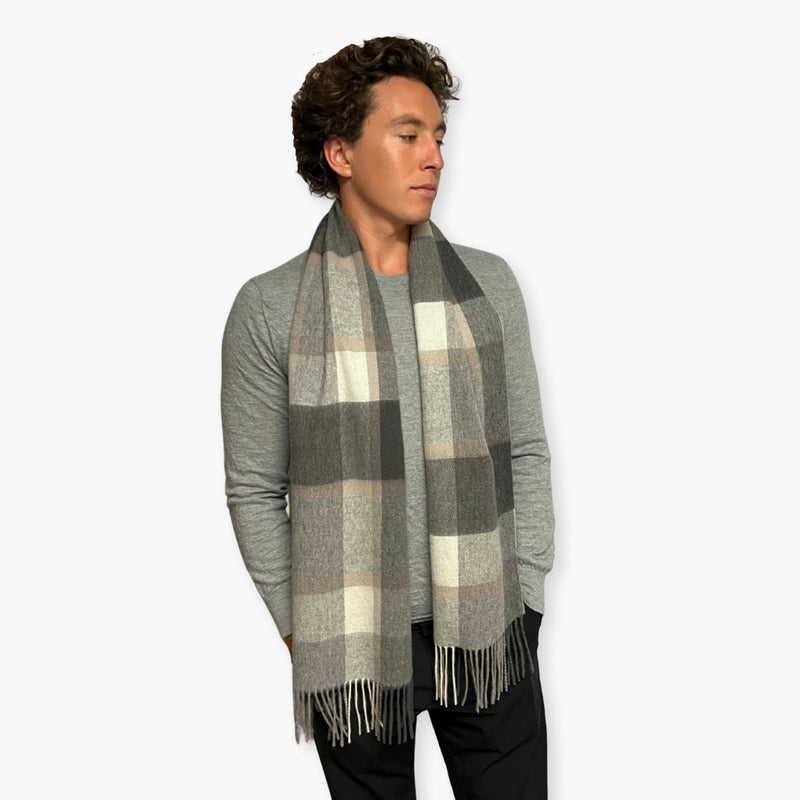 Humble Hilo Wool Scarf, Heritage Plaid