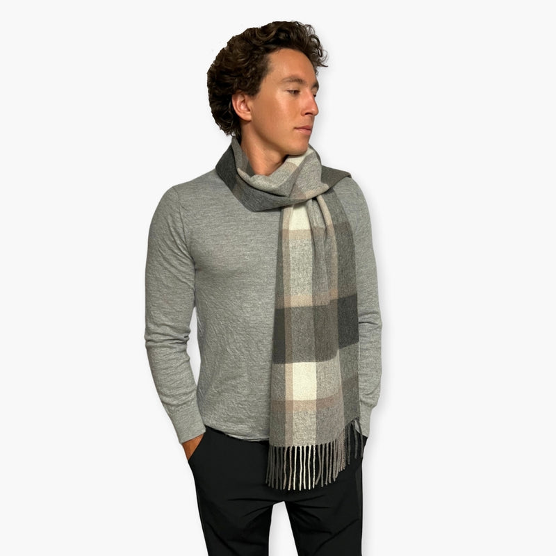 Humble Hilo Wool Scarf, Heritage Plaid