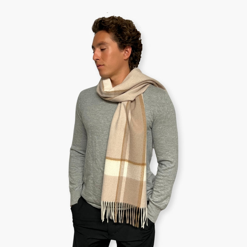 Humble Hilo Wool Scarf, Heritage Plaid