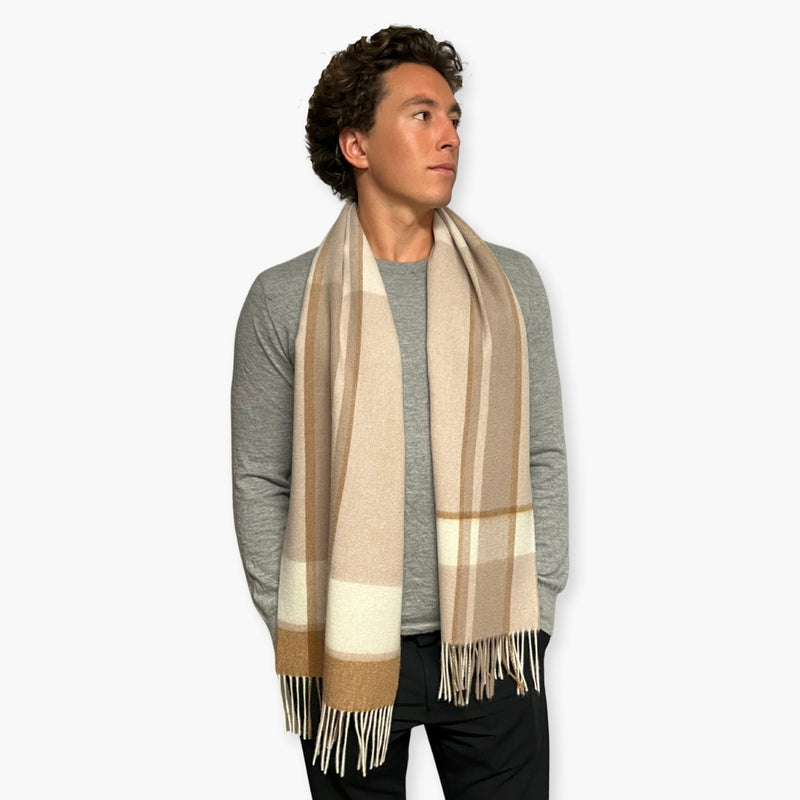 Humble Hilo Wool Scarf, Heritage Plaid