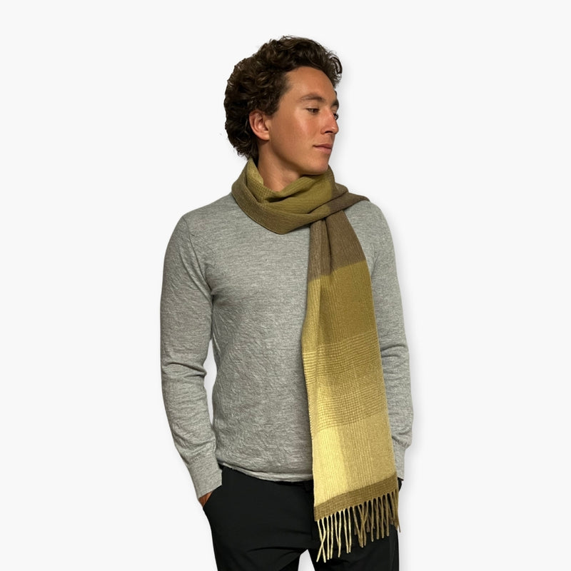 Humble Hilo Wool Scarf, Heritage Plaid