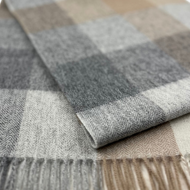 Humble Hilo Wool Scarf, Heritage Plaid