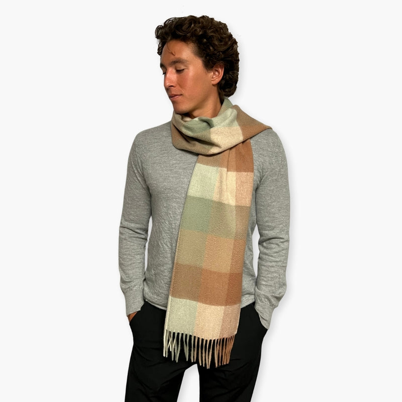 Humble Hilo Wool Scarf, Heritage Plaid