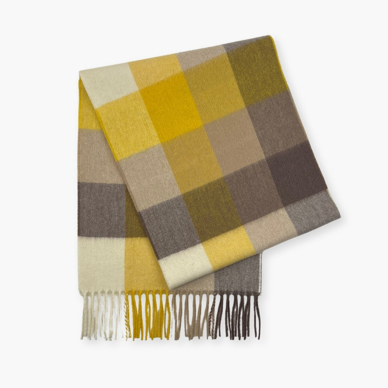 Humble Hilo Wool Scarf, Heritage Plaid