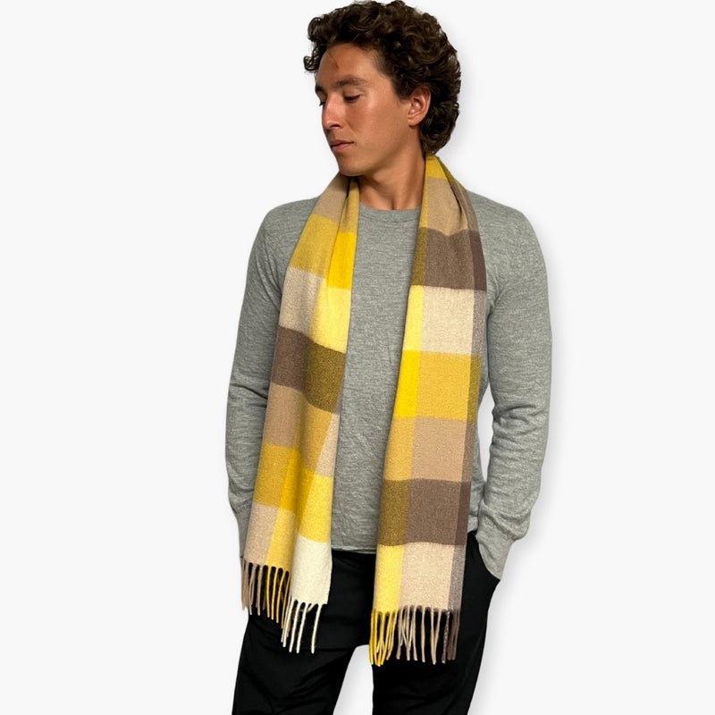 Humble Hilo Wool Scarf, Heritage Plaid
