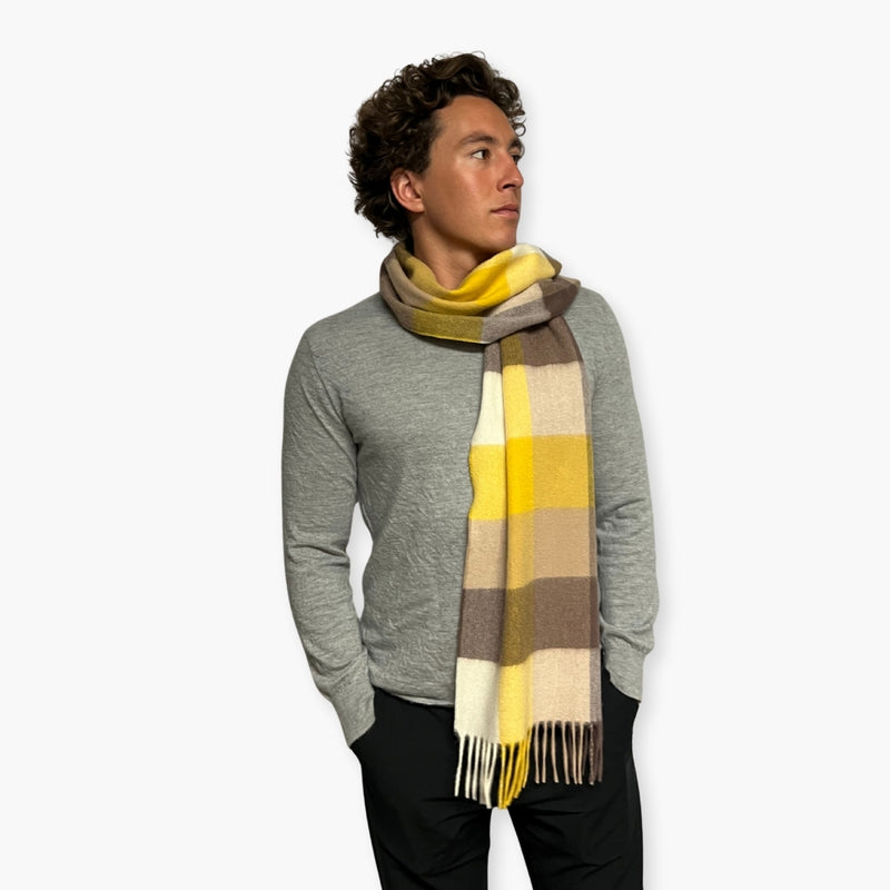 Humble Hilo Wool Scarf, Heritage Plaid
