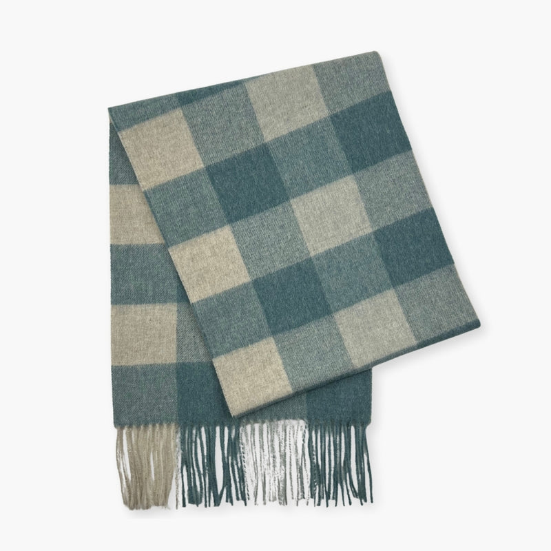 Humble Hilo Wool Scarf, Heritage Plaid