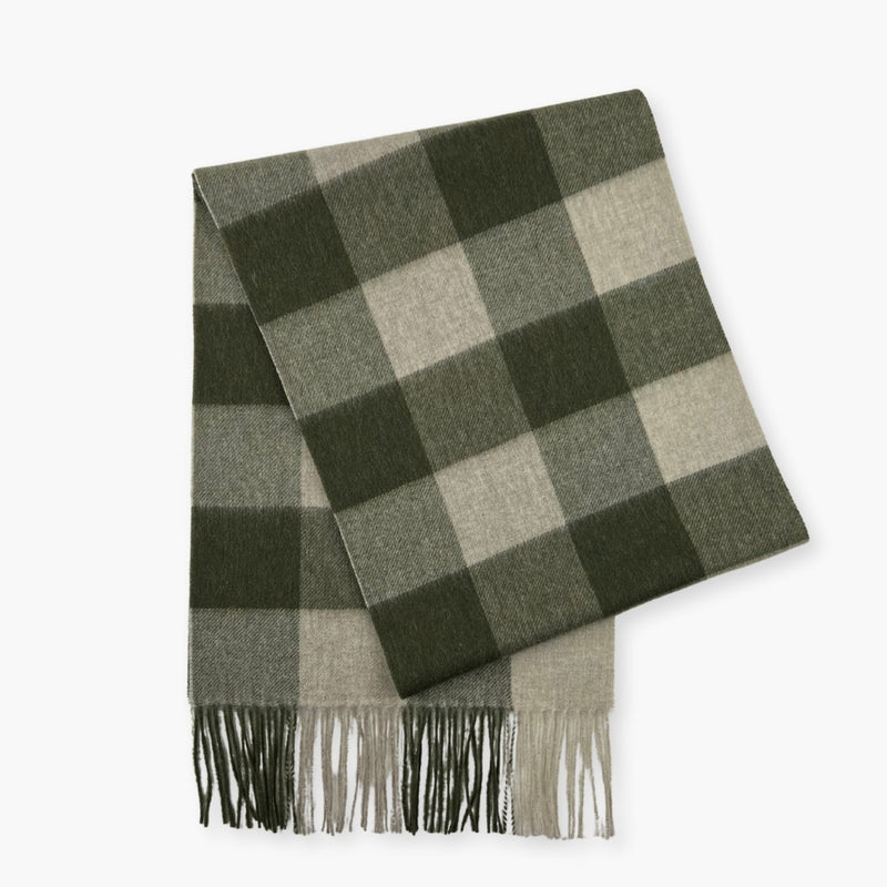 Humble Hilo Wool Scarf, Heritage Plaid
