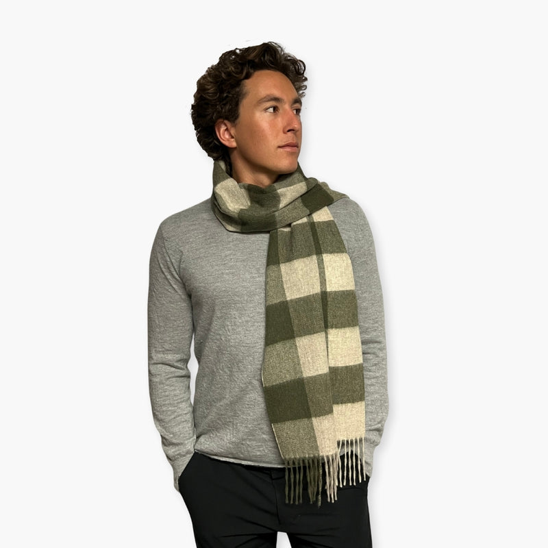 Humble Hilo Wool Scarf, Heritage Plaid