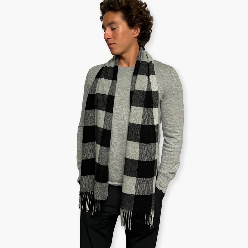 Humble Hilo Wool Scarf, Heritage Plaid