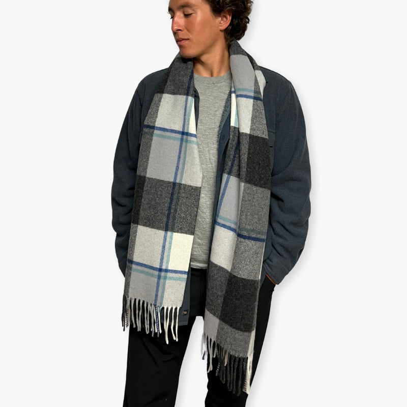 Humble Hilo Wool Scarf, Heritage Plaid