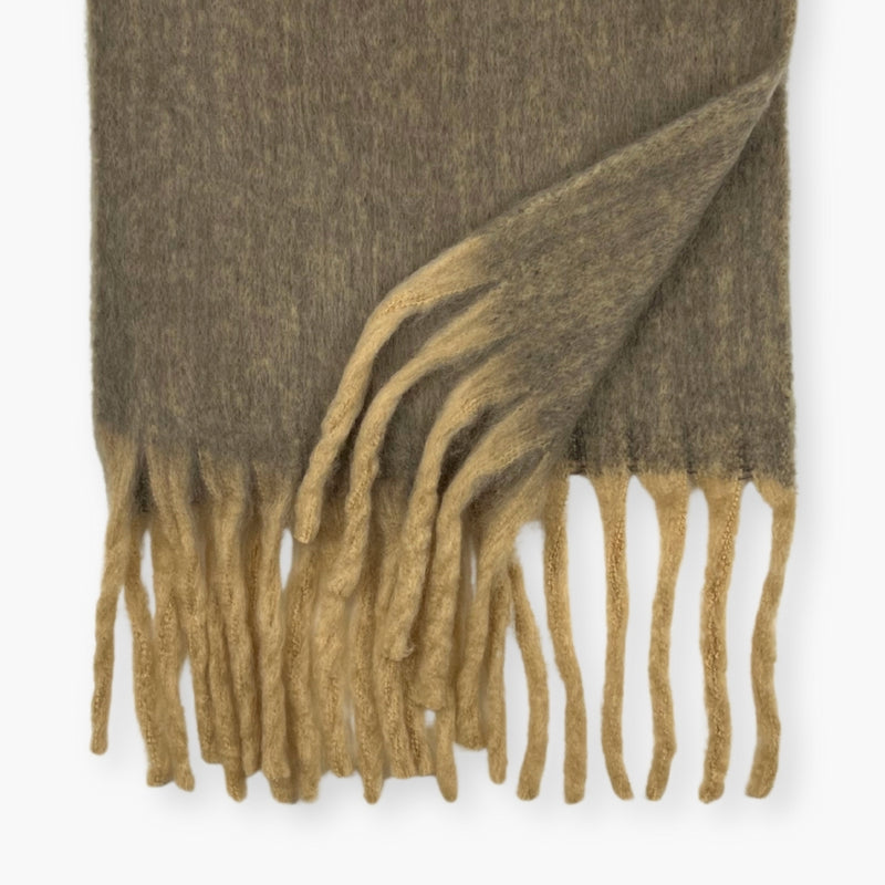Humble Hilo Woven Chunky Scarf Cocoon Fringe