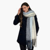 Humble Hilo Woven Chunky Scarf Cocoon Fringe