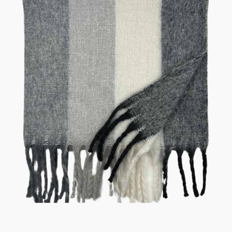 Humble Hilo Woven Chunky Scarf Cocoon Fringe