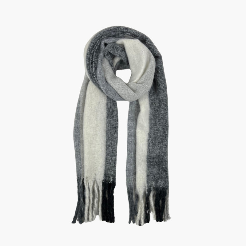 Humble Hilo Woven Chunky Scarf Cocoon Fringe