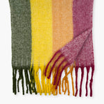 Humble Hilo Woven Chunky Scarf Cocoon Fringe
