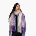 Humble Hilo Woven Chunky Scarf Cocoon Fringe