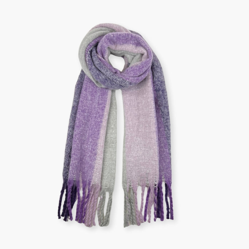 Humble Hilo Woven Chunky Scarf Cocoon Fringe