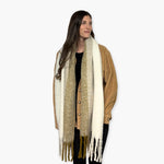 Humble Hilo Woven Chunky Scarf Cocoon Fringe
