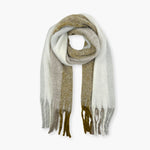 Humble Hilo Woven Chunky Scarf Cocoon Fringe