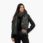 Humble Hilo Woven Chunky Scarf Cocoon Fringe