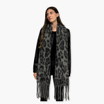 Humble Hilo Woven Chunky Scarf Cocoon Fringe