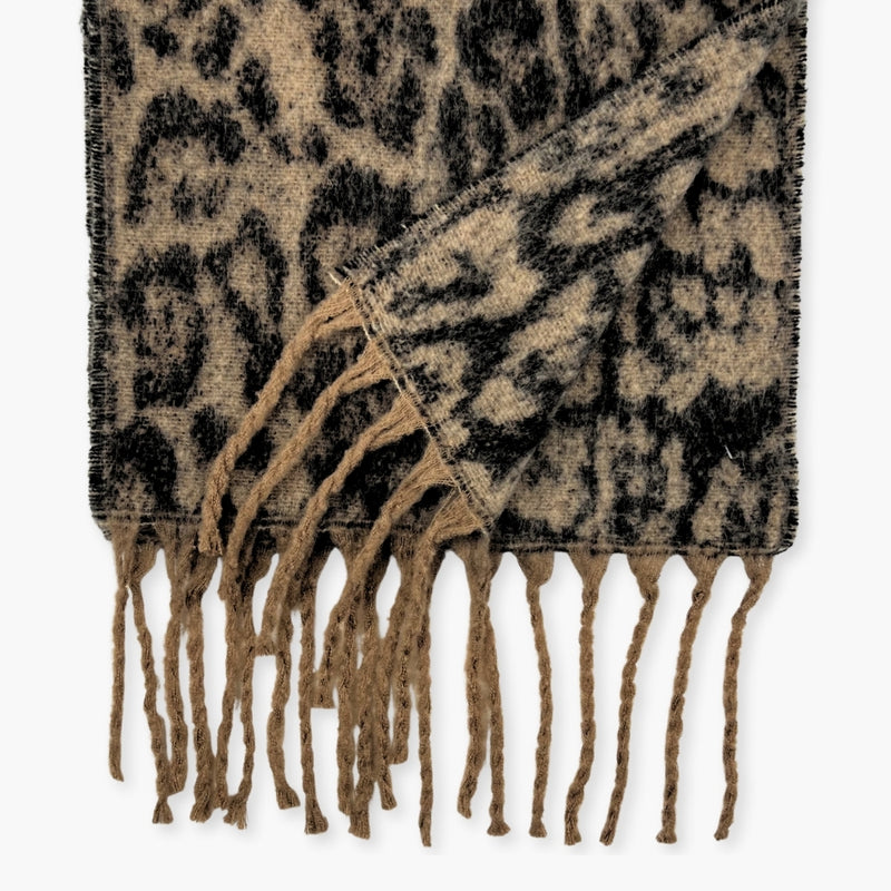 Humble Hilo Woven Chunky Scarf Cocoon Fringe