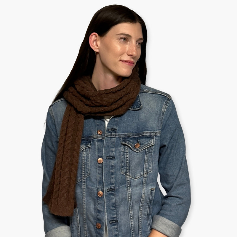 Humble Hilo Knitted Scarf, Sweater Knit