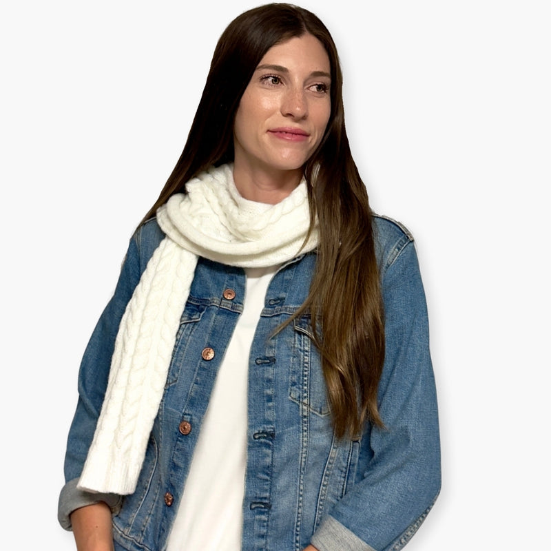 Humble Hilo Knitted Scarf, Sweater Knit