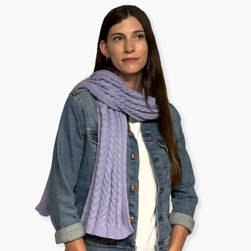 Humble Hilo Knitted Scarf, Sweater Knit