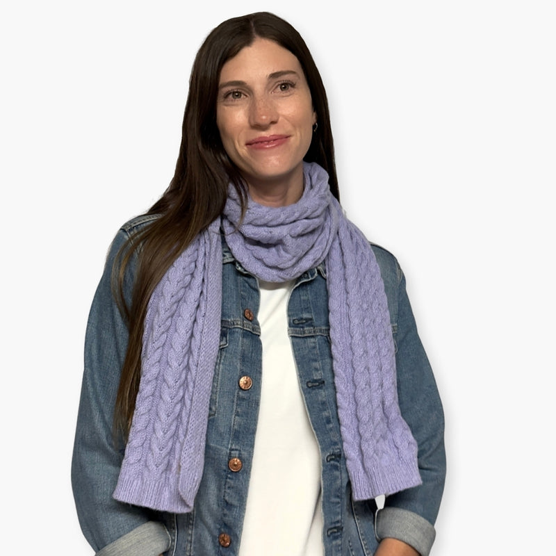 Humble Hilo Knitted Scarf, Sweater Knit