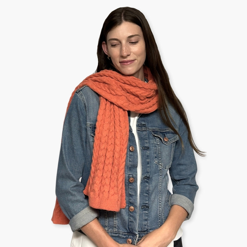 Humble Hilo Knitted Scarf, Sweater Knit