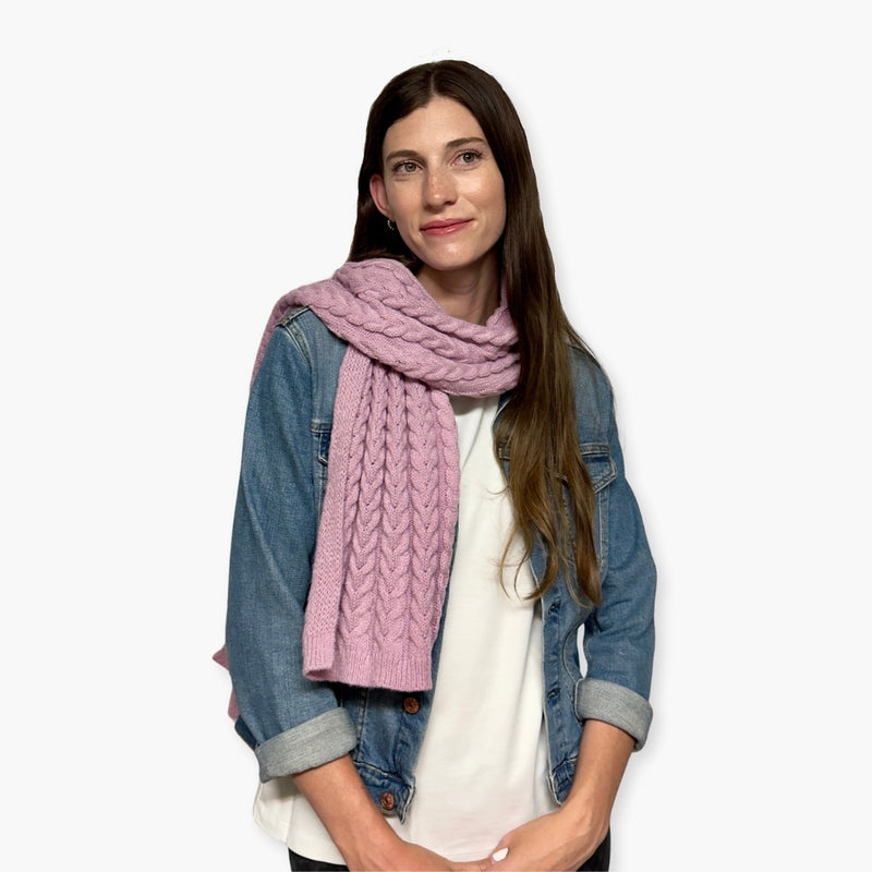 Humble Hilo Knitted Scarf, Sweater Knit