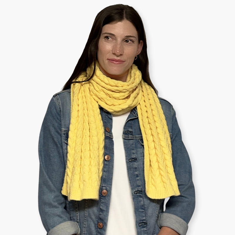 Humble Hilo Knitted Scarf, Sweater Knit
