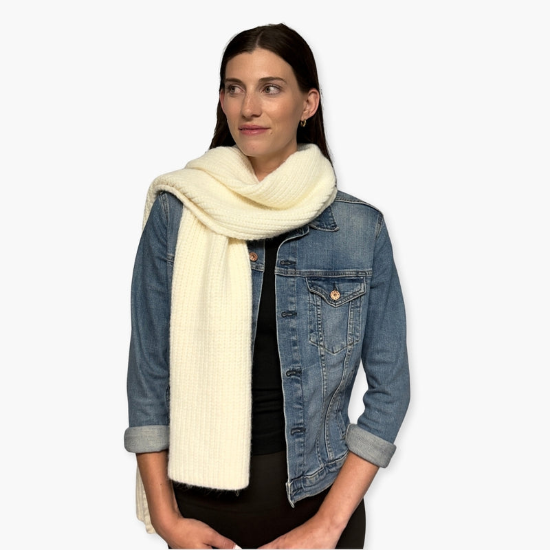 Humble Hilo Knitted Scarf, Fine Knitted Scarf