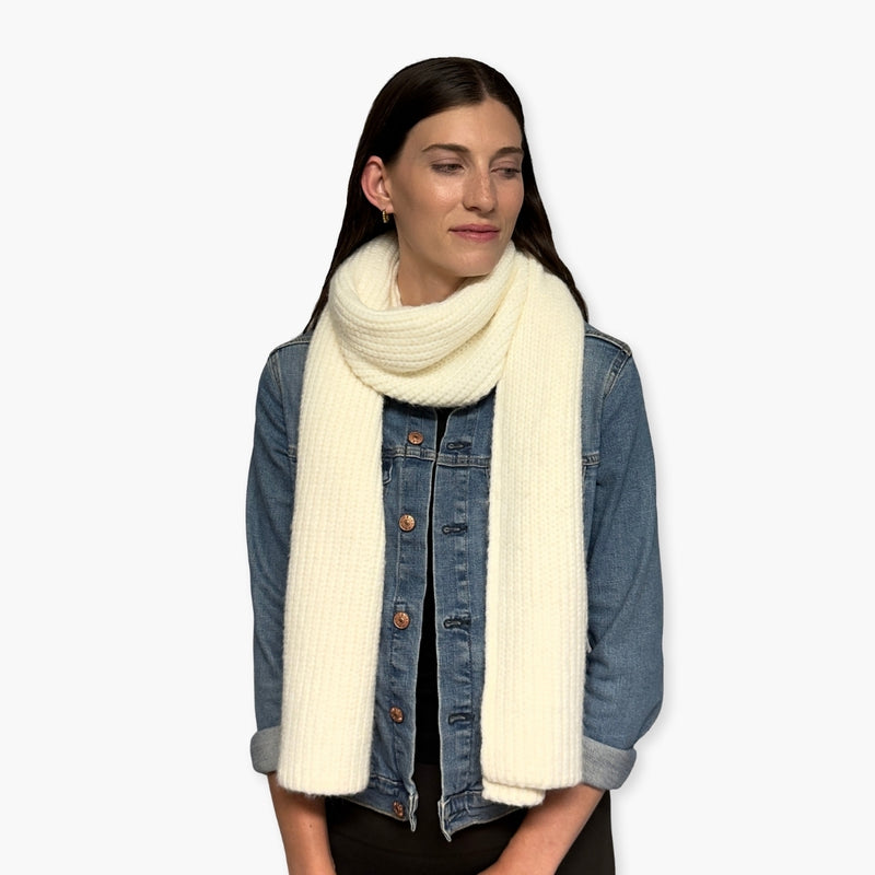 Humble Hilo Knitted Scarf, Fine Knitted Scarf