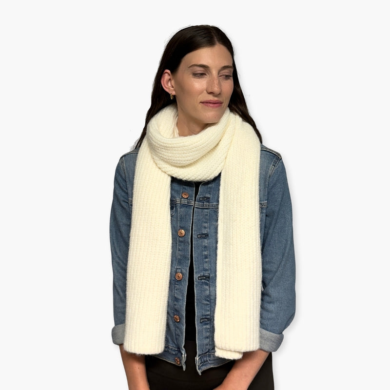 Humble Hilo Knitted Scarf, Fine Knitted Scarf