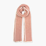 Humble Hilo Knitted Soft Scarf, Fine Knitted with White Trim