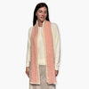 Humble Hilo Knitted Soft Scarf, Fine Knitted with White Trim