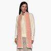 Humble Hilo Knitted Soft Scarf, Fine Knitted with White Trim