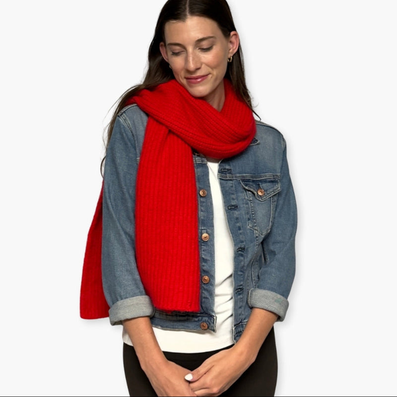 Humble Hilo Knitted Scarf, Fine Knitted Scarf